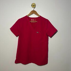 Figs Catarina Scrub Top Ultra Rose Size Small